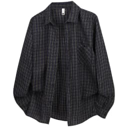 2026 Spring And Autumn New Loose Plaid Shirt Men’s Long Sleeve Button Shirt Casual Flannel Shirt Street Style Top