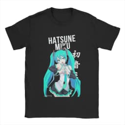 Hatsune Miku The Sound of The Future Anime Printed T-shirt Summer Men's and Women's Trendy Loose Casual Short Sleeve 2026 New