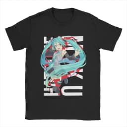Hatsune Miku The Sound of The Future Anime Printed T-shirt Summer Men's and Women's Trendy Loose Casual Short Sleeve 2026 New
