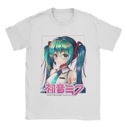Hatsune Miku The Sound of The Future Anime Printed T-shirt Summer Men's and Women's Trendy Loose Casual Short Sleeve 2026 New