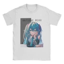 Hatsune Miku The Sound of The Future Anime Printed T-shirt Summer Men's and Women's Trendy Loose Casual Short Sleeve 2026 New