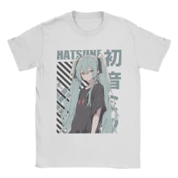 Hatsune Miku The Sound of The Future Anime Printed T-shirt Summer Men's and Women's Trendy Loose Casual Short Sleeve 2026 New