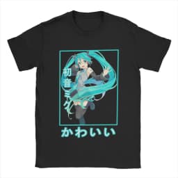 Hatsune Miku The Sound of The Future Anime Printed T-shirt Summer Men's and Women's Trendy Loose Casual Short Sleeve 2026 New