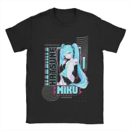 Hatsune Miku The Sound of The Future Anime Printed T-shirt Summer Men's and Women's Trendy Loose Casual Short Sleeve 2026 New