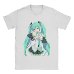 Hatsune Miku The Sound of The Future Anime Printed T-shirt Summer Men's and Women's Trendy Loose Casual Short Sleeve 2026 New