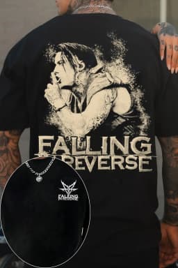Hot Sale 2026 Falling in Reverse Band TShirt Mens Womens Cotton Tees Summer Casual Short Sleeve Round Neck Clothing Loose Trend