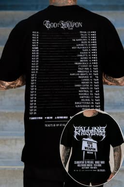 Hot Sale 2026 Falling in Reverse Band TShirt Mens Womens Cotton Tees Summer Casual Short Sleeve Round Neck Clothing Loose Trend