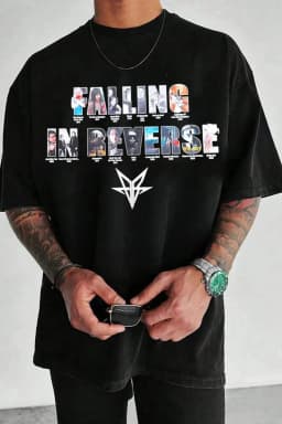 Hot Sale 2026 Falling in Reverse Band TShirt Mens Womens Cotton Tees Summer Casual Short Sleeve Round Neck Clothing Loose Trend