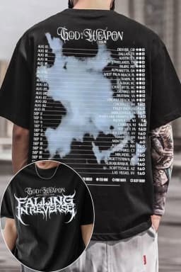 Hot Sale 2026 Falling in Reverse Band TShirt Mens Womens Cotton Tees Summer Casual Short Sleeve Round Neck Clothing Loose Trend