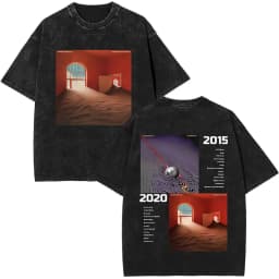Vintage Washed Pop Rock Band Tame Impala Currents Merch 2026 T Shirts Men Women Casual Cotton Oversized Short Sleeve T-shirts