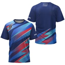 XIOM Professional Sports T-shirt Quick-dry Breathable Training Top Unisex Round Neck Competition Wear