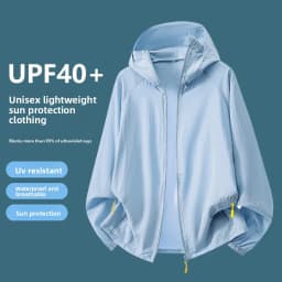 Women Summer Ultra Thin Ice Silk Sunscreen Jacket Breathable Anti-UV Sun Protection Coat Fashion Trendy Outdoor Casual Outerwear