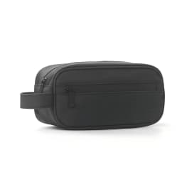 Retro Men'S Toiletry Bag Sports Faux Leather Large Capacity Storage Bag Business Trip Travel Cosmetic Bag Handbag Makeup Bag