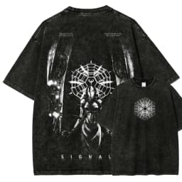 signalis Washed T-shirt 2026 New Model personality Clothes shirt Year round clothing Streetwear Trendy high quality hot product