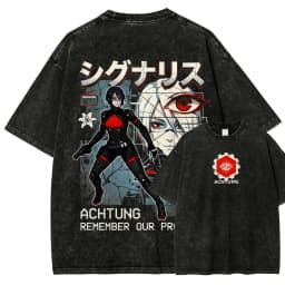 signalis Washed T-shirt 2026 New Model personality Clothes shirt Year round clothing Streetwear Trendy high quality hot product