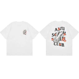 Summer Street Trend Club Graffiti Letter Gradient Lightning Casual Cotton T-Shirt Men's and Women's Luxury Brand Top