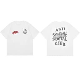 Summer Street Trend Club Graffiti Letter Gradient Lightning Casual Cotton T-Shirt Men's and Women's Luxury Brand Top