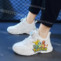 7-18 Year Old Pokemon 2026 Hot Selling Kids Shoes Arch Support Comfortable Simple Boys Girls Casual Shoes Gift Ships in 24
