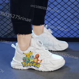 7-18 Year Old Pokemon 2026 Hot Selling Kids Shoes Arch Support Comfortable Simple Boys Girls Casual Shoes Gift Ships in 24