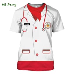Police Uniform 3D Print Sports Quick Dry Breathable Men T-shirt Street Cosplay Party Casual Parent-child Short Sleeve Clothing