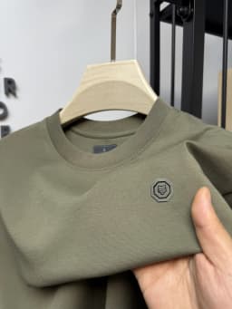 Summer Men's Boutique Printed T-Shirt Anti Wrinkle Comfortable Breathable Casual Short-Sleeved Daily Business Sports Top