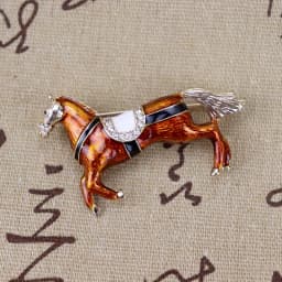 Baroque Luxury Horse and Unicorn Design Brooches for Men and Women, Jewelry and Accessories, Wedding, Holiday, and Party Gifts