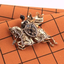 Baroque Luxury Horse and Unicorn Design Brooches for Men and Women, Jewelry and Accessories, Wedding, Holiday, and Party Gifts