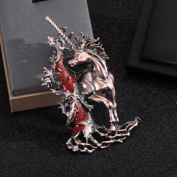 Baroque Luxury Horse and Unicorn Design Brooches for Men and Women, Jewelry and Accessories, Wedding, Holiday, and Party Gifts