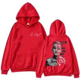 Rapper Lil Peep Merch Hoodies Men Women Clothing Hip Hop Vintage Pullovers Fashion Casual Oversized Hooded Sweatshirt Streetwear