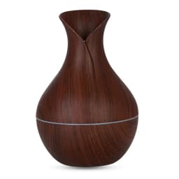1Pcs Mushroom/Vase Style 200ML Wood Grain LED Light Air Humidifier Aromatherapy Essential Oil Diffuser Colorful Atmosphere Lamp