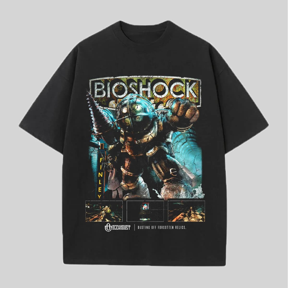BioShock Cotton T-shirt 2026 New Model shirt personality Clothes Year round clothing Short Sleeves Classic Breathable Couples
