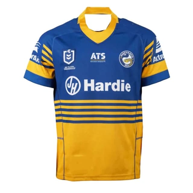 2026 Summer New Parramatta Eels NRL Home Jersey Family Matching Y2K T-shirt Suitable for Daily and Training Wear