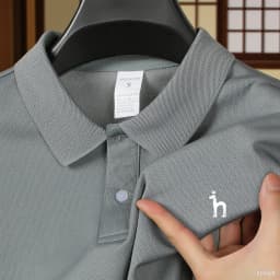 High End Brand Men's Short Sleeved Polo Shirt, Summer Fashion Hot Selling Golf Casual T-Shirt