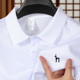 High End Brand Men's Short Sleeved Polo Shirt, Summer Fashion Hot Selling Golf Casual T-Shirt