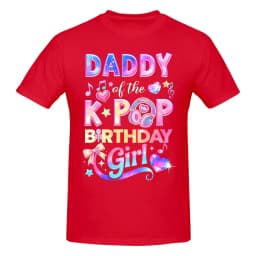 1 Piece KPop Girls Graphic Funny 100% Cotton T-Shirt KPop Birthday Gift Tees Tops For Men