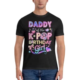 1 Piece KPop Girls Graphic Funny 100% Cotton T-Shirt KPop Birthday Gift Tees Tops For Men