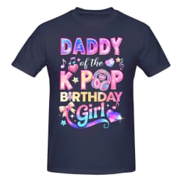 1 Piece KPop Girls Graphic Funny 100% Cotton T-Shirt KPop Birthday Gift Tees Tops For Men