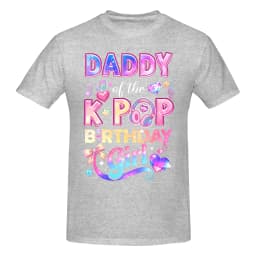 1 Piece KPop Girls Graphic Funny 100% Cotton T-Shirt KPop Birthday Gift Tees Tops For Men