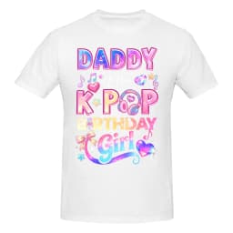 1 Piece KPop Girls Graphic Funny 100% Cotton T-Shirt KPop Birthday Gift Tees Tops For Men
