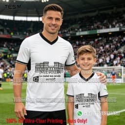 TESM Merida City Print Soccer T Shirt Matching Family Outfit Men Kids Football Jersey Quick Dry Training Tee Fans Gift