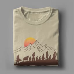 The Fellowship L-Lords Of The R-Rings Women T Shirts Pure Funny T-Shirts Round Neck Tee Shirt Short Sleeve Clothes Summer