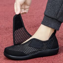 Popular Casual Men's Orthopedics Wide Feet Swollen Shoes Thumb Eversion Adjusting Soft Comfortable Diabetic Shoes Walking Shoes