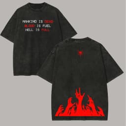 Ultrakill Washed T-shirt 2026 New Model personality Clothes shirt Year round clothing Streetwear Trendy high quality Couples tee