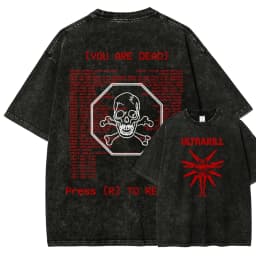 Ultrakill Washed T-shirt 2026 New Model personality Clothes shirt Year round clothing Streetwear Trendy high quality Couples tee