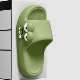 YNPO Cartoon EVA Platform Cloud Slippers Women 2026 Plus Size 45 Thick Bottom Home Slides Woman Anti Slip Summer Couple Slippers