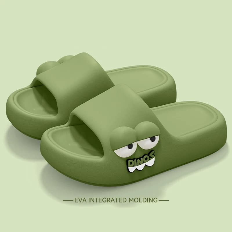 YNPO Cartoon EVA Platform Cloud Slippers Women 2026 Plus Size 45 Thick Bottom Home Slides Woman Anti Slip Summer Couple Slippers