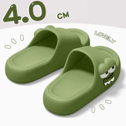 YNPO Cartoon EVA Platform Cloud Slippers Women 2026 Plus Size 45 Thick Bottom Home Slides Woman Anti Slip Summer Couple Slippers