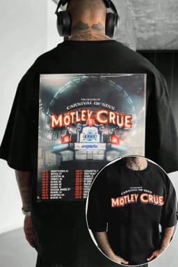Retro 2026 Motley Crue Band Graphic TShirt Mens Womens Cotton Tee Summer Casual Short Sleeve Round Neck Clothing Loose