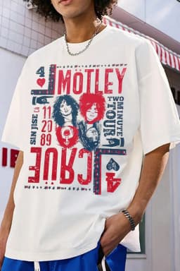 Retro 2026 Motley Crue Band Graphic TShirt Mens Womens Cotton Tee Summer Casual Short Sleeve Round Neck Clothing Loose