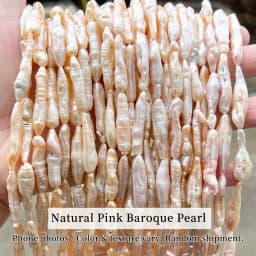 Natural Baroque Freshwater Pearl Loose Beads Irregular High Luster Drilled Pearls for DIY Jewelry Making Necklace Earring